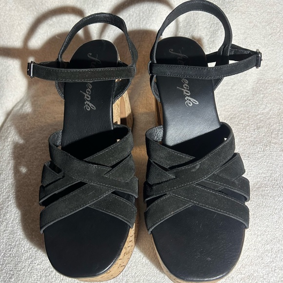 Free People Lisbon Mary Jane Cork Platform-Size US 11 / EU 41 (NEW without Box) - Picture 6 of 12